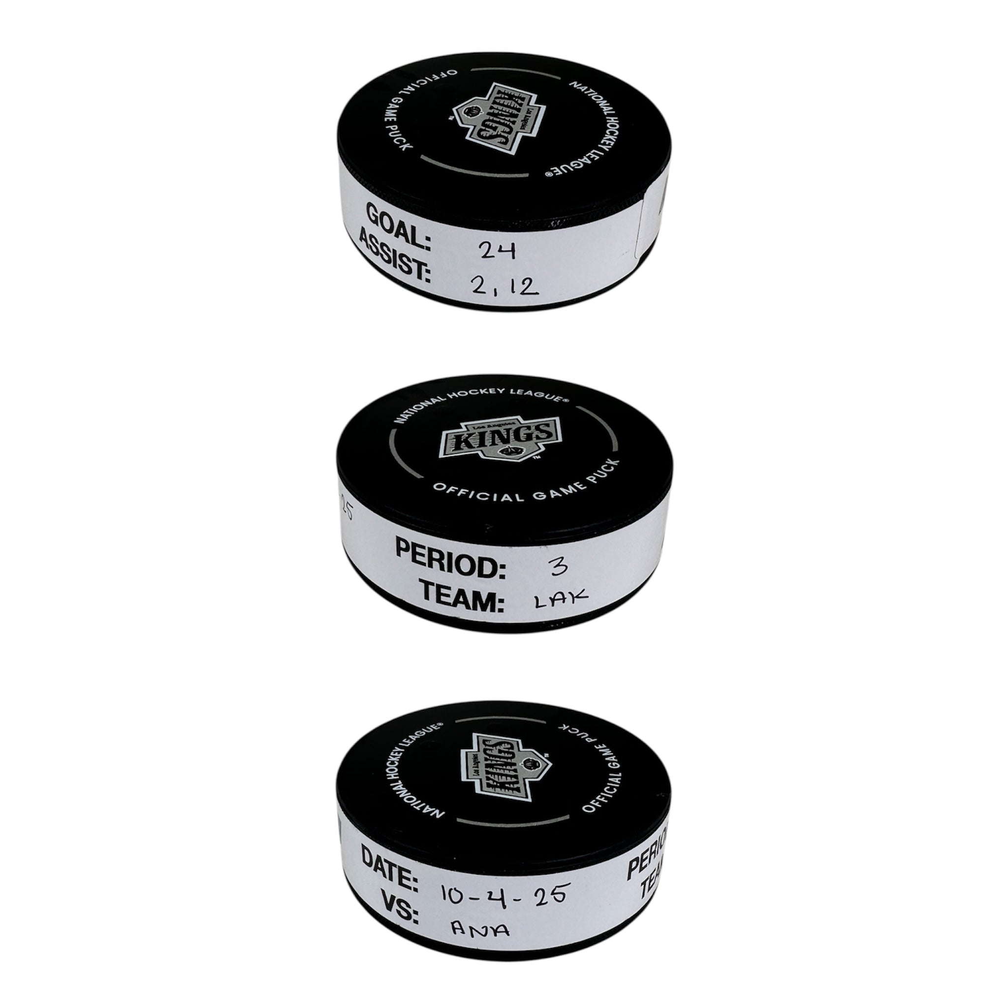 Phillip Danault Goal-Scored Puck (#2) vs. ANA Ducks Preseason 10/4/2025