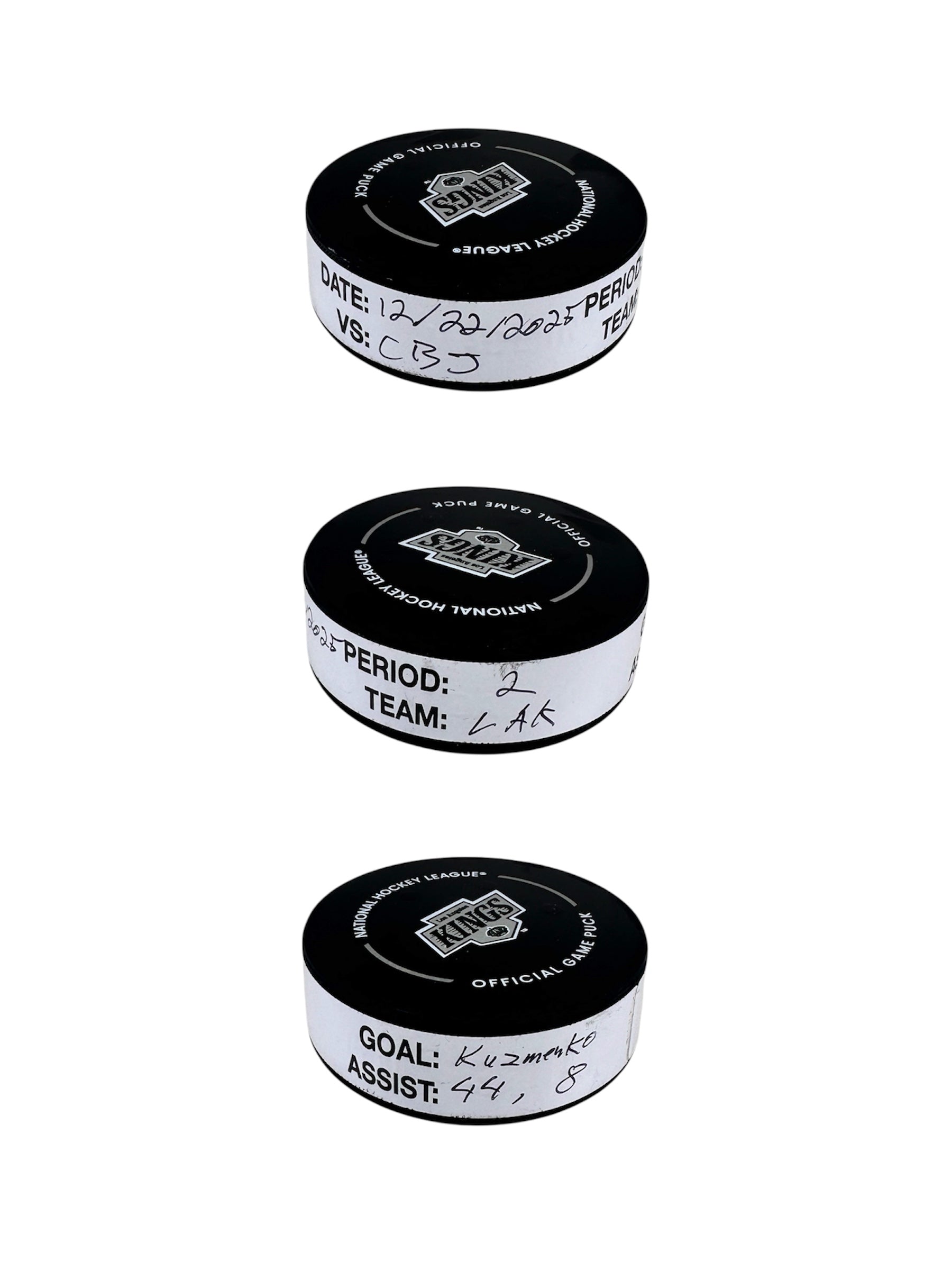 Andrei Kuzmenko Goal-Scored Puck vs. CLB Blue Jackets 12/22/2025