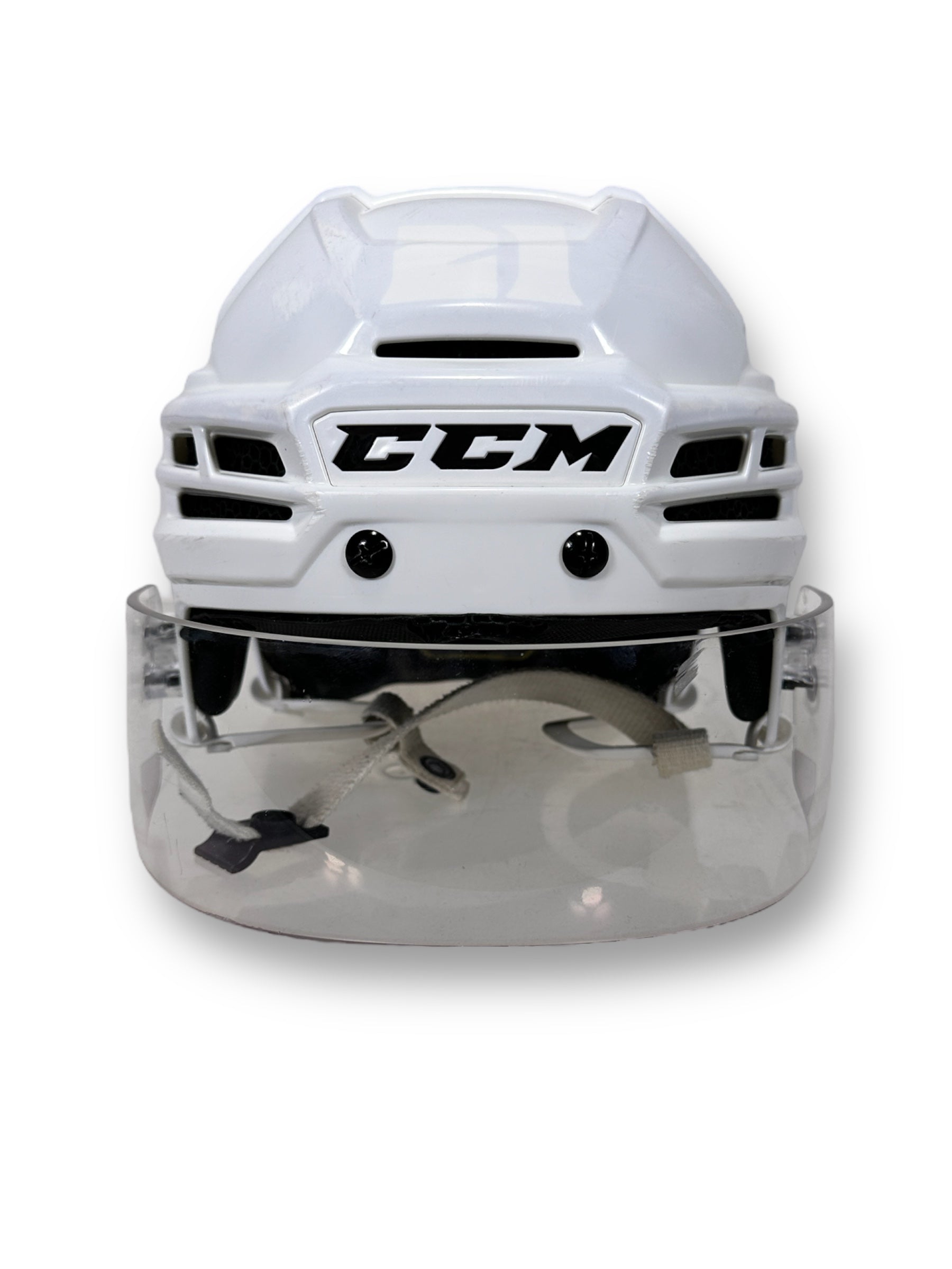 LA Kings Pro Stock White CCM Tacks X Helmet