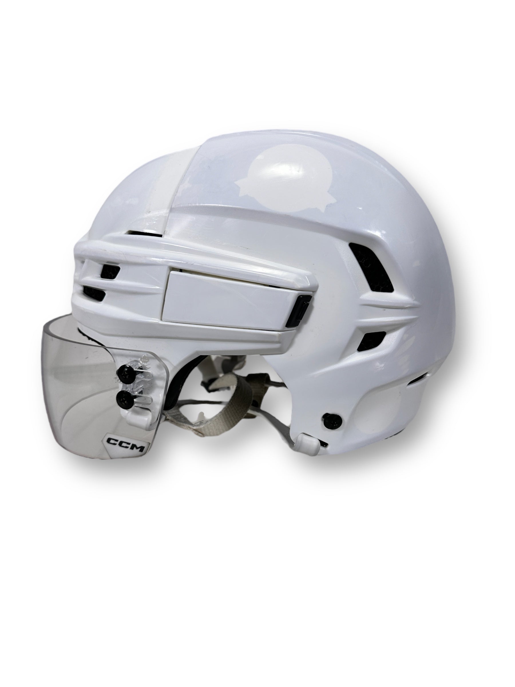 LA Kings Pro Stock White CCM Tacks X Helmet