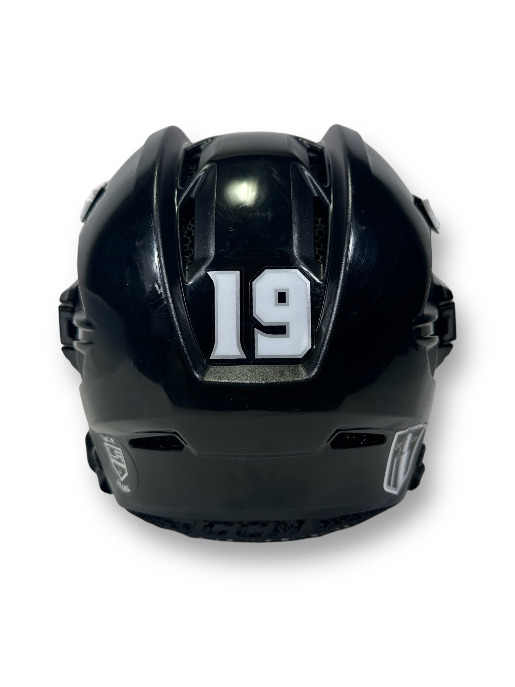 Alex Iafallo Game-Used CCM Tacks X Home Helmet 2022-2023