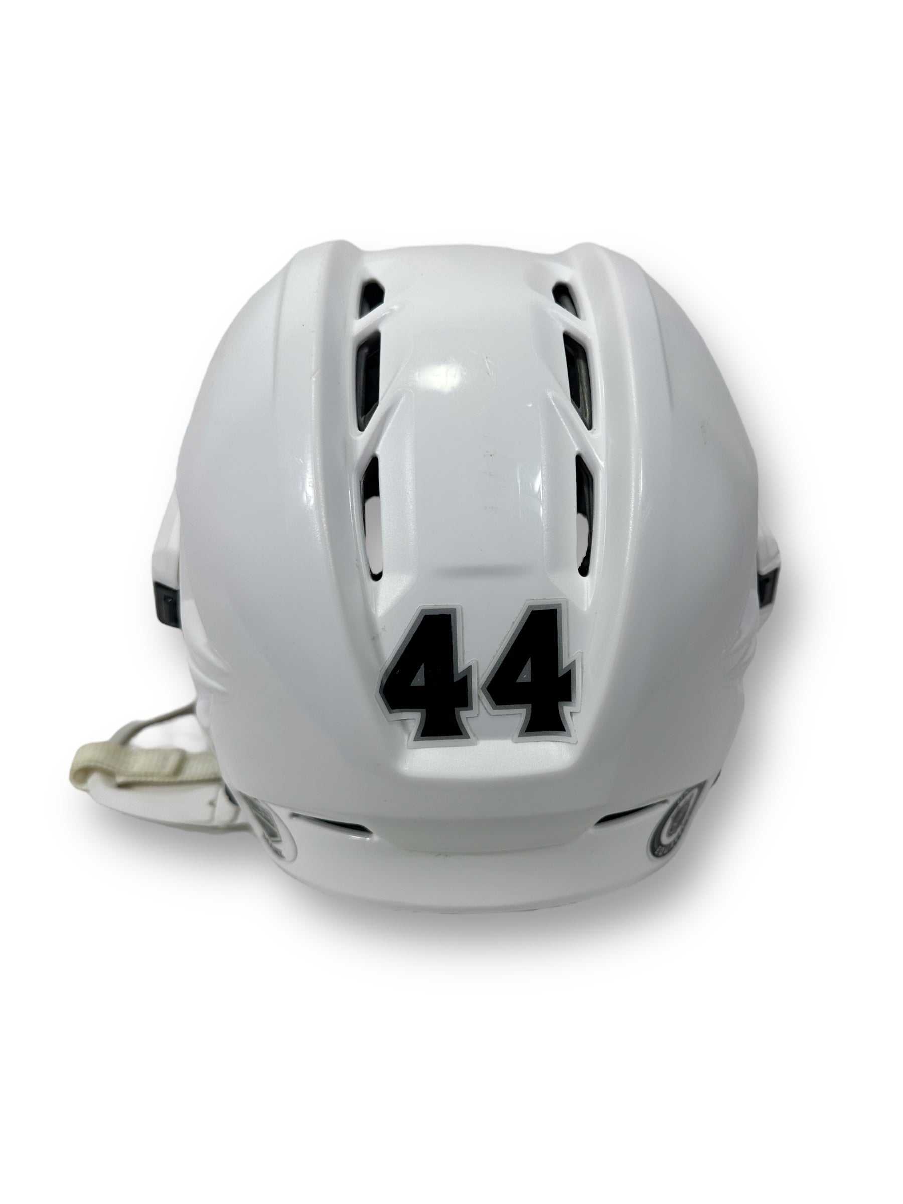 Mikey Anderson Game-Used CCM Tacks 910 Away Helmet