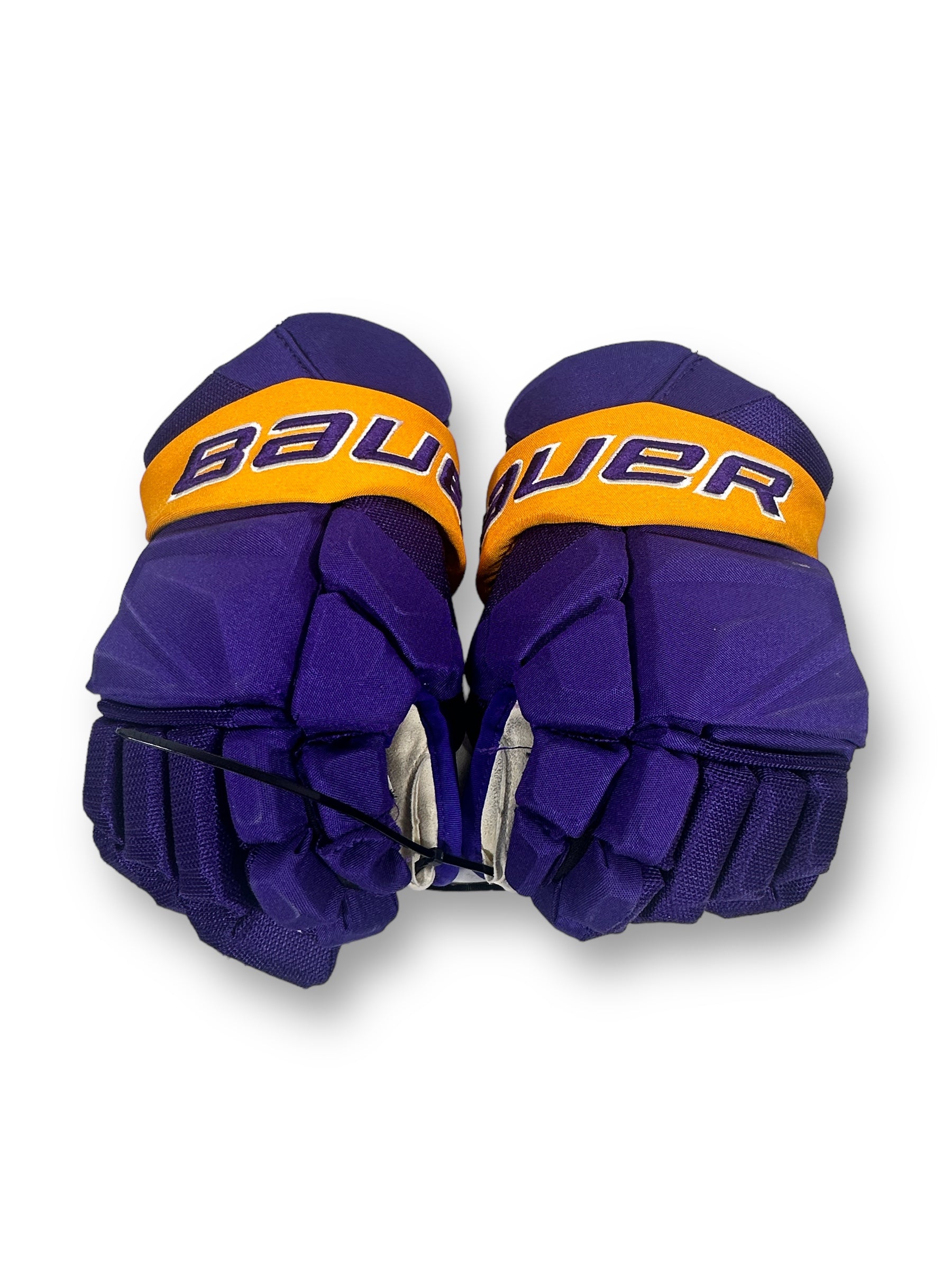 Sean Durzi Game-Used Reverse Retro Bauer Hyperlite Gloves