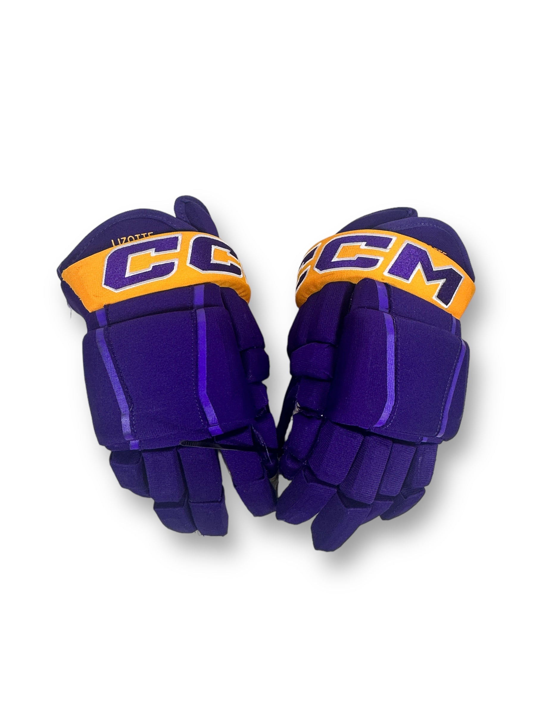 Blake Lizotte Game-Used Reverse Retro CCM HG97 Gloves