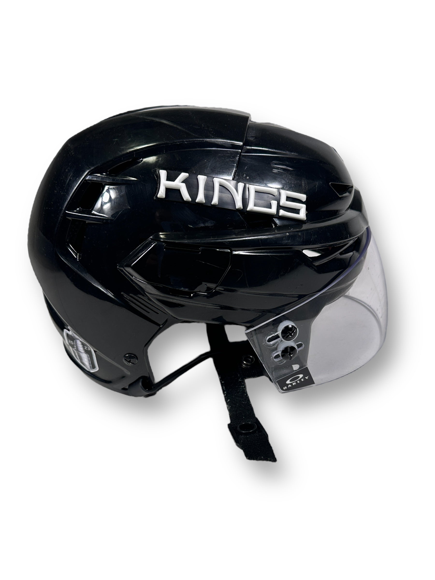 Vladislav Gavrikov Game-Used Home Warrior CF100 Helmet (2022-2023)