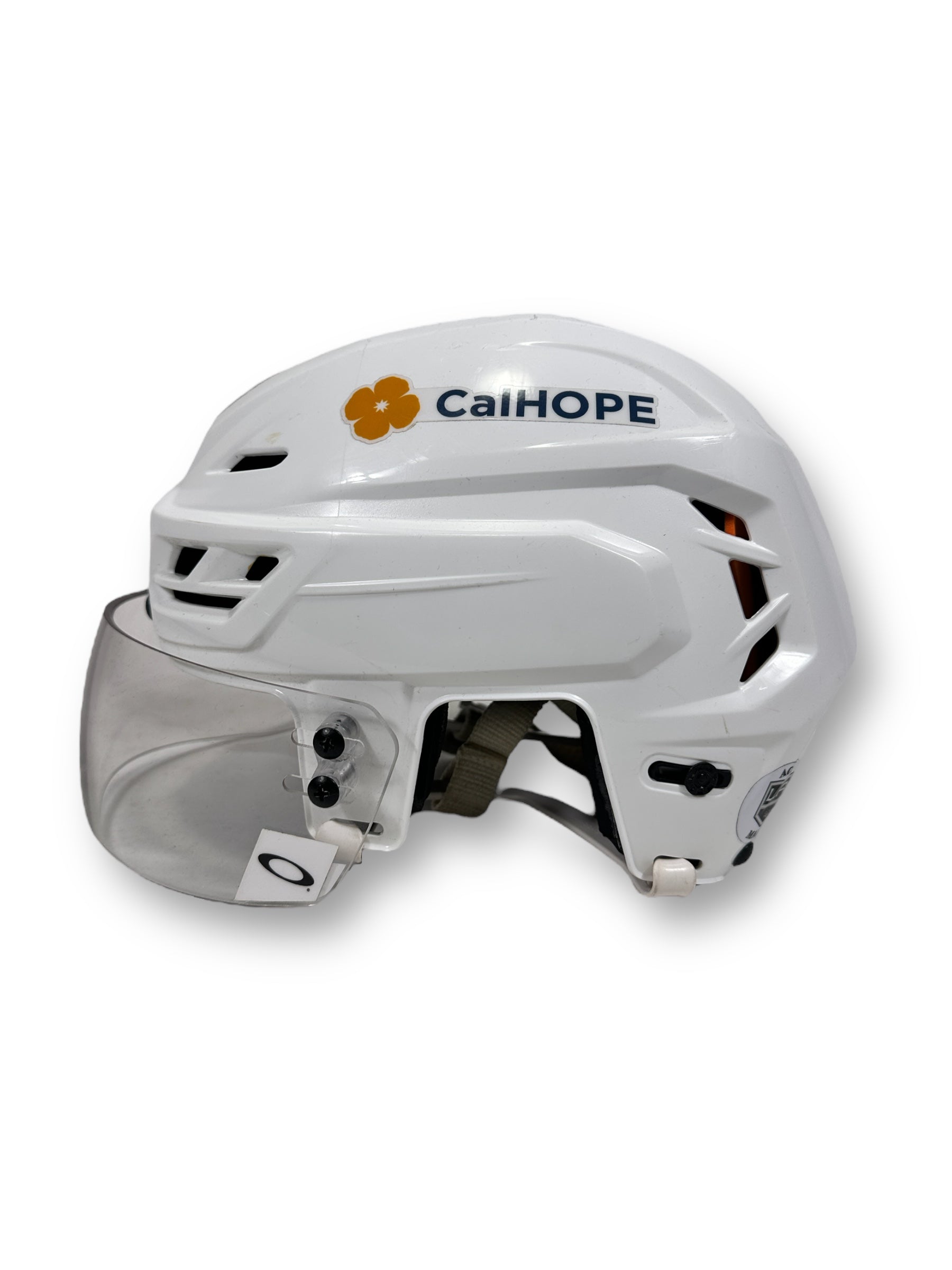 Gabe Vilardi Game-Used Away CCM Tacks 710 Helmet