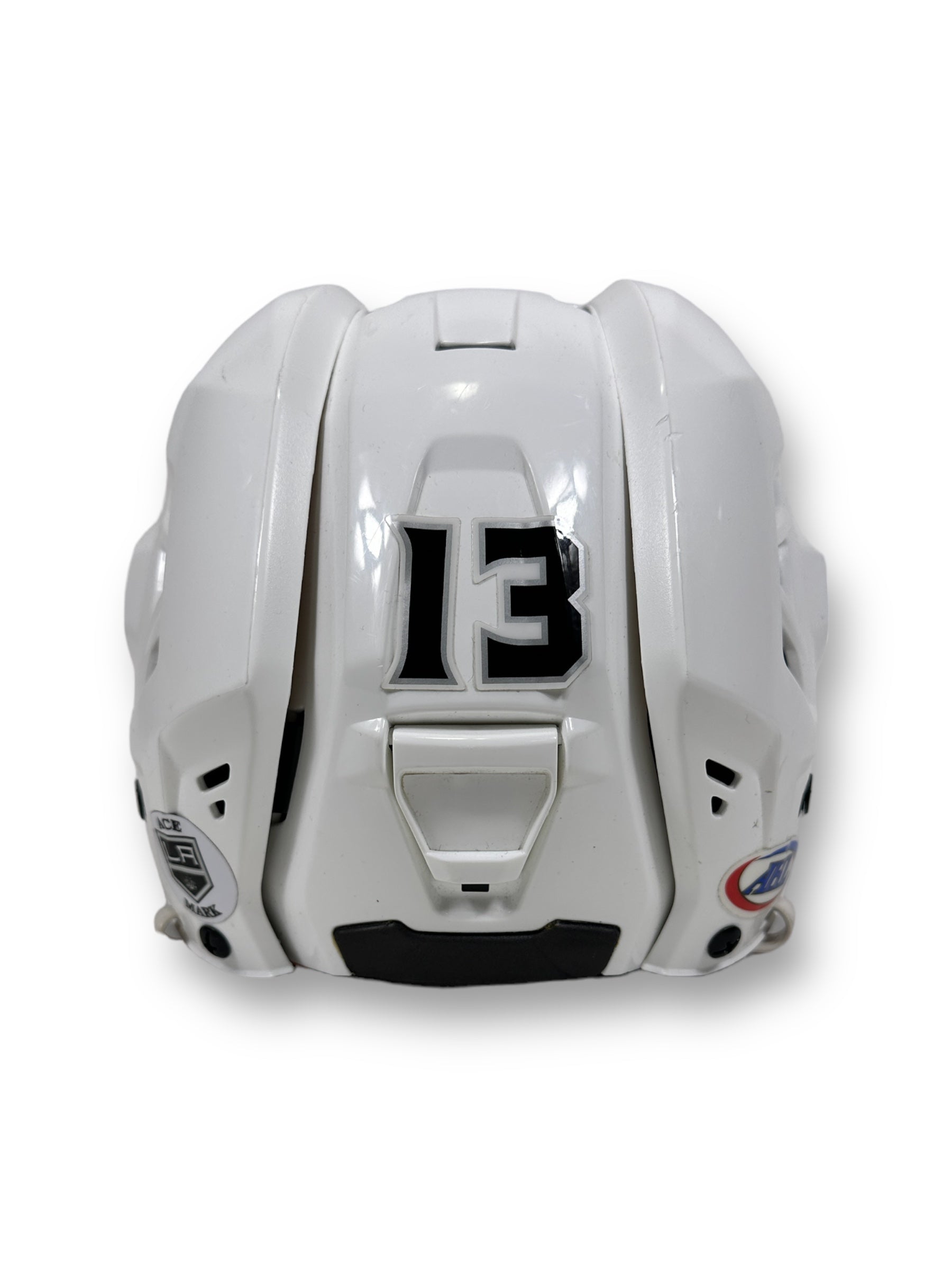 Gabe Vilardi Game-Used Away CCM Tacks 710 Helmet