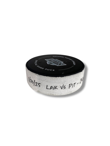 Cody Glass Goal-Scored Puck vs. LAK 1/20/2025