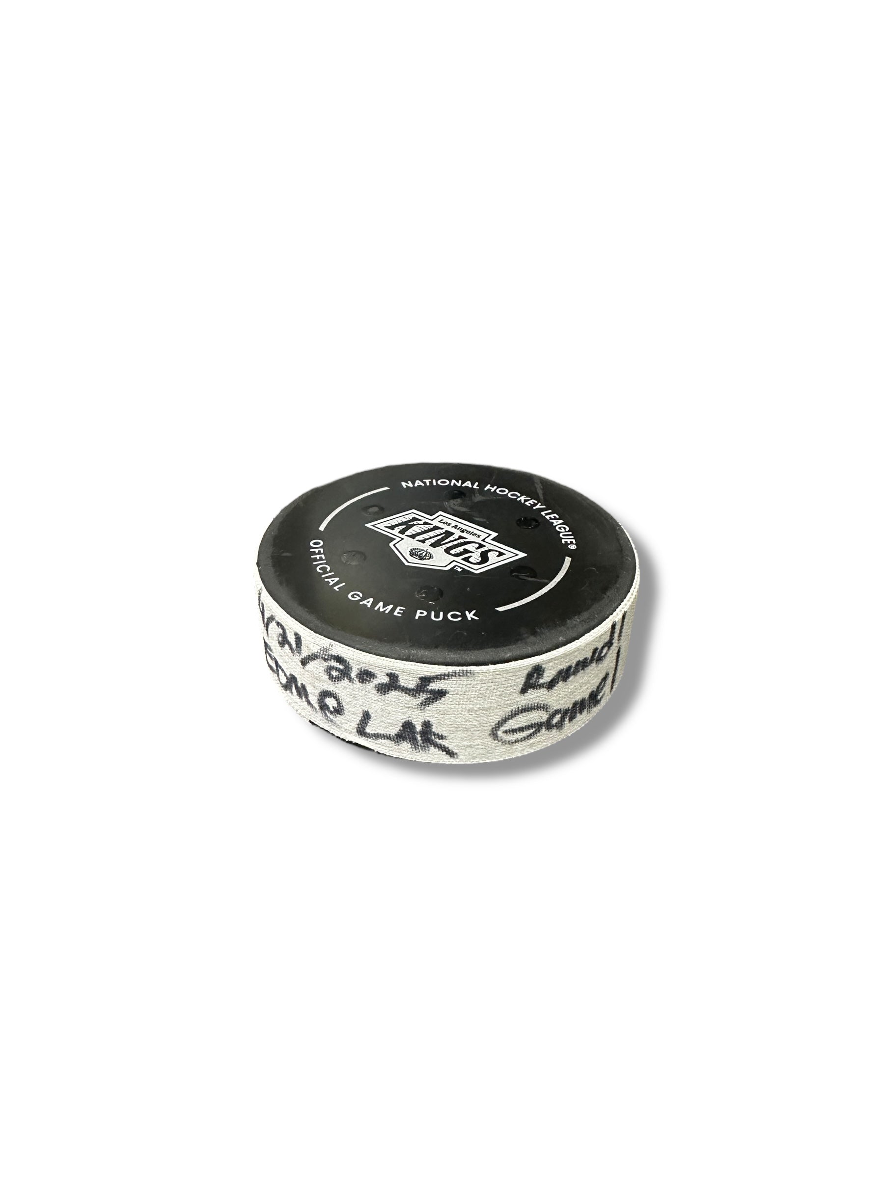 Zach Hyman Playoffs Goal-Scored Puck vs. LA Kings 4/21/25 Round 1, Game 1