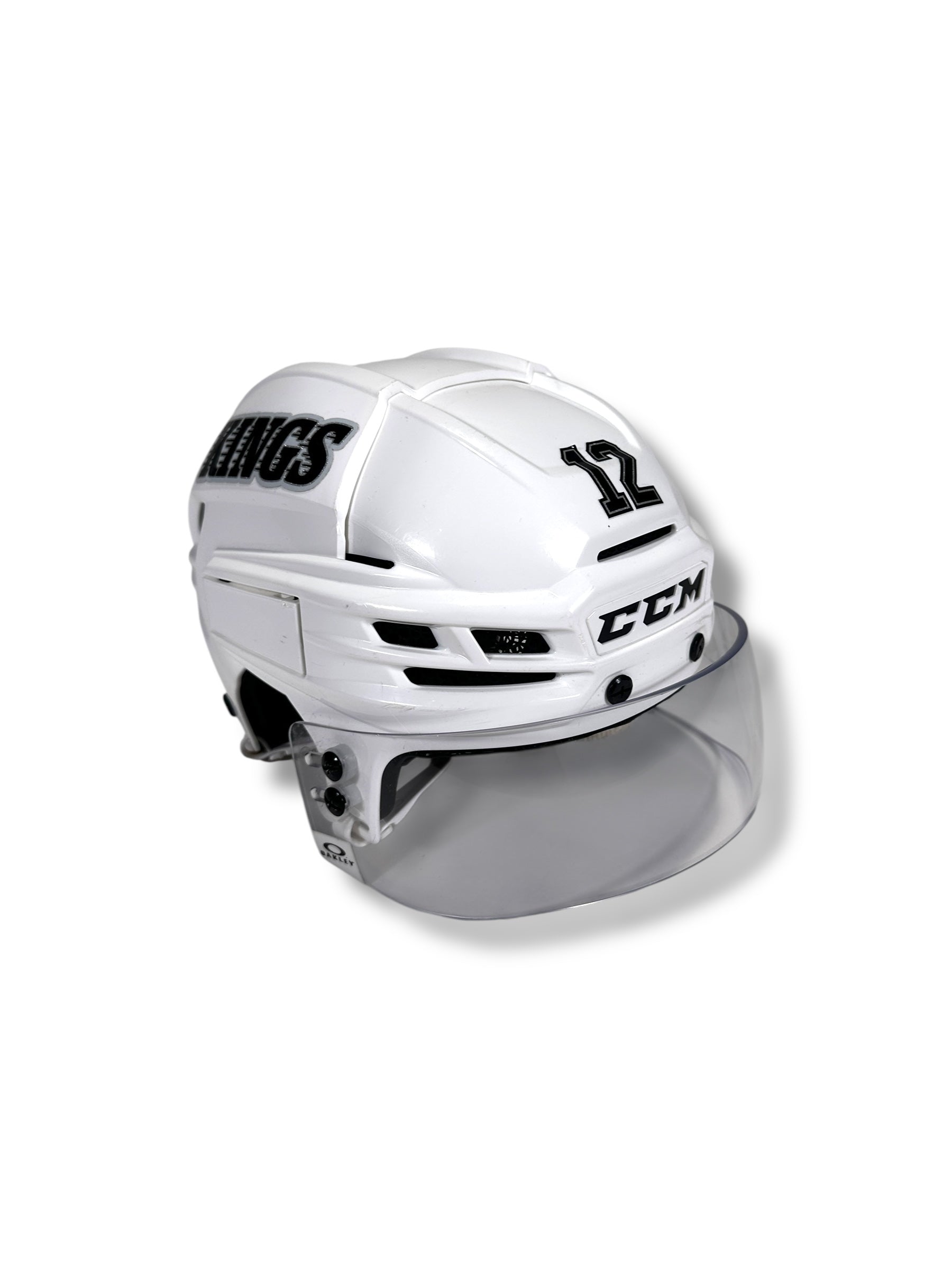 Trevor Moore Game-Used Away Helmet (2024-2025)