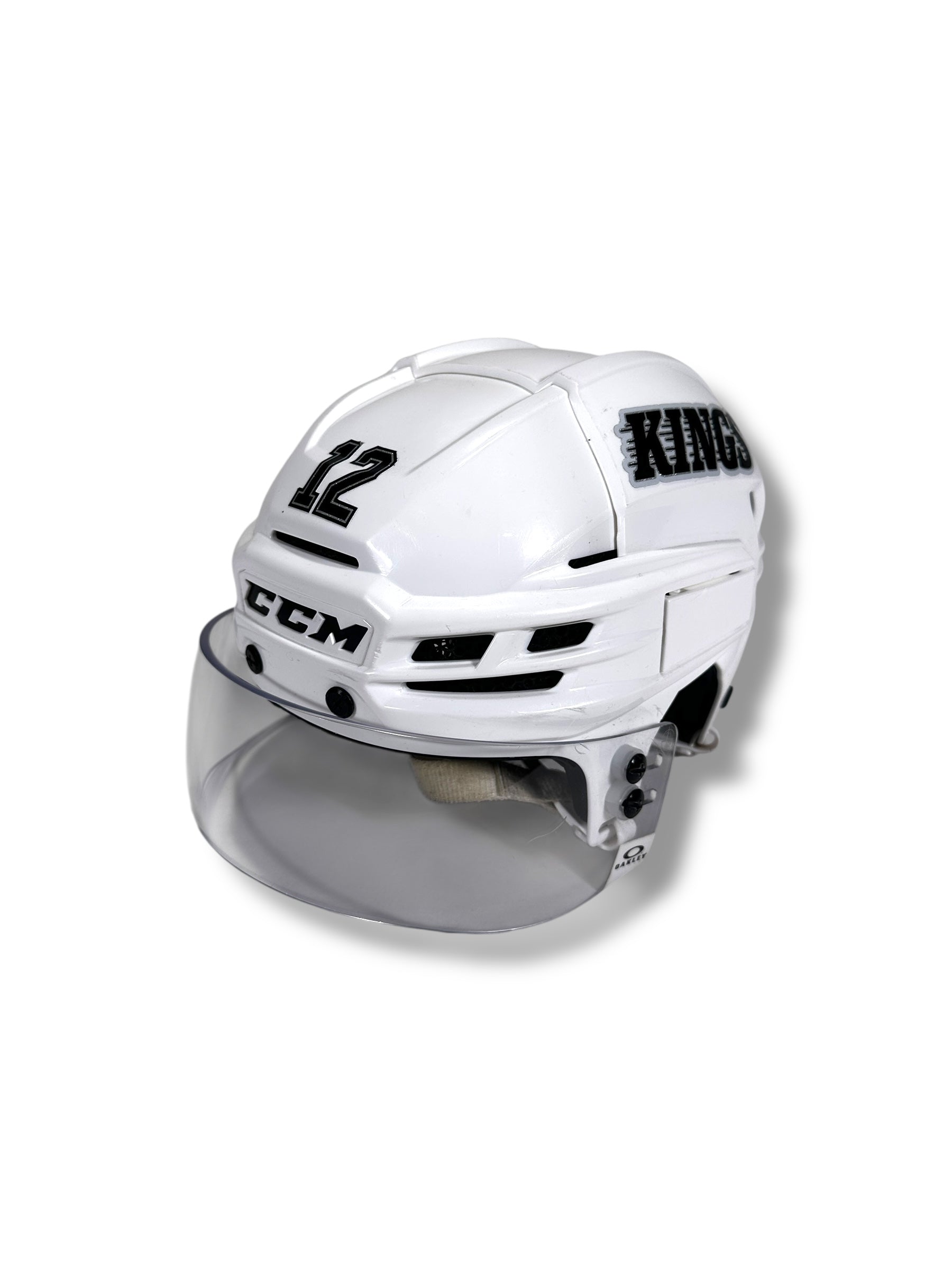Trevor Moore Game-Used Away Helmet (2024-2025)