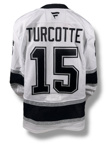 Alex Turcotte Game-Used Away Jersey 2025 Stanley Cup Playoffs