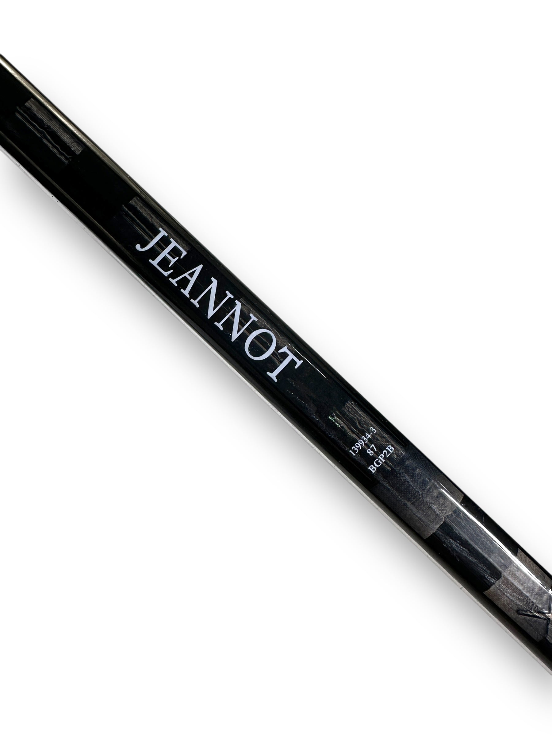 Tanner Jeannot Game-Used Bauer Stick