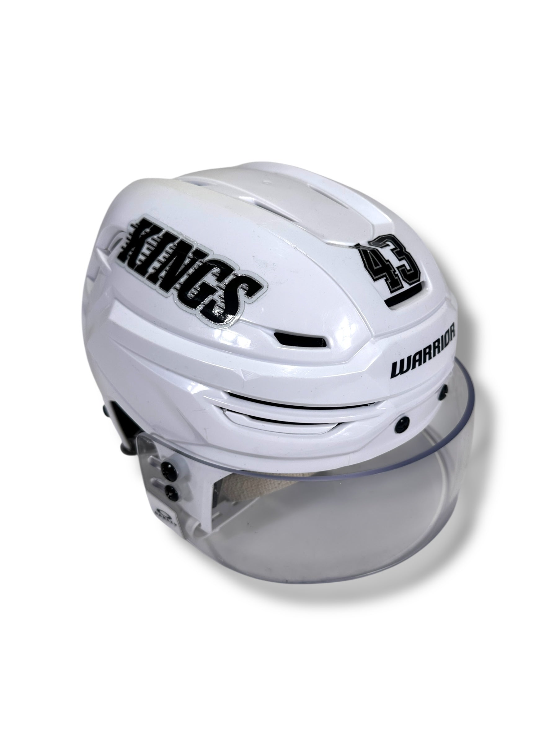 Jacob Moverare Game-Used Away Helmet (2024-2025)