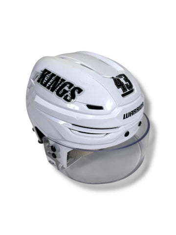 Jacob Moverare Game-Used Away Helmet (2024-2025)