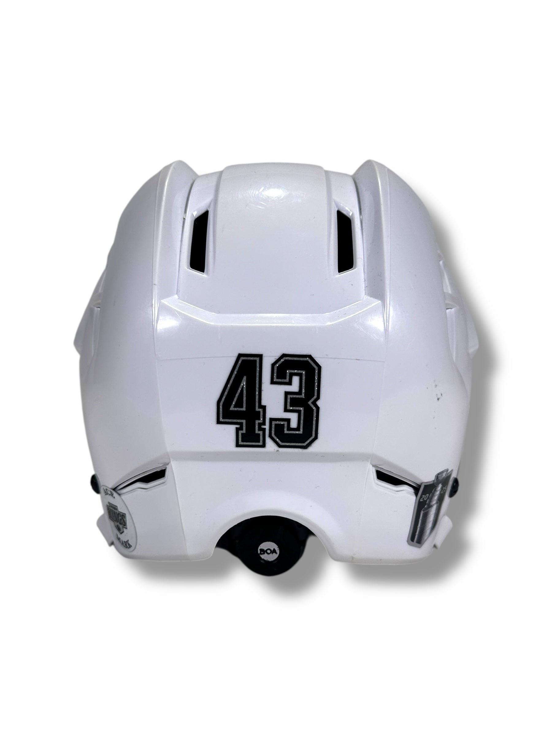 Jacob Moverare Game-Used Away Helmet (2024-2025)