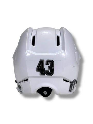 Jacob Moverare Game-Used Away Helmet (2024-2025)