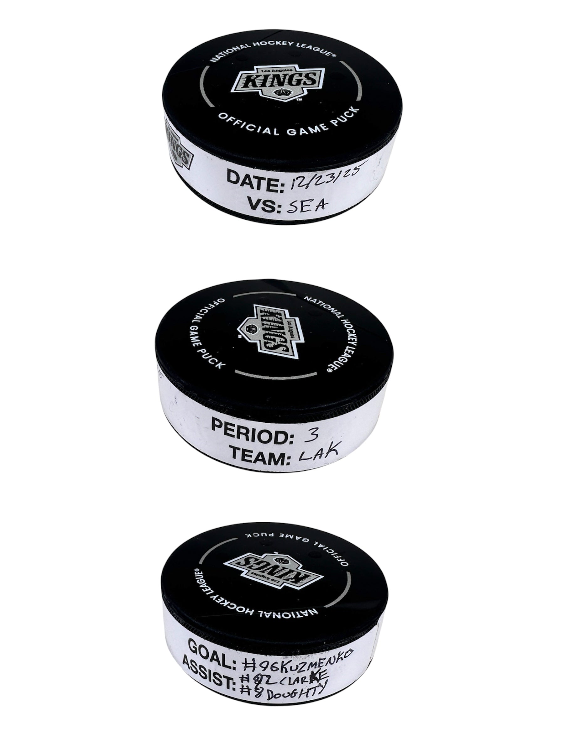 Andrei Kuzmenko Goal-Scored Puck vs. SEA Kraken 12/23/2025