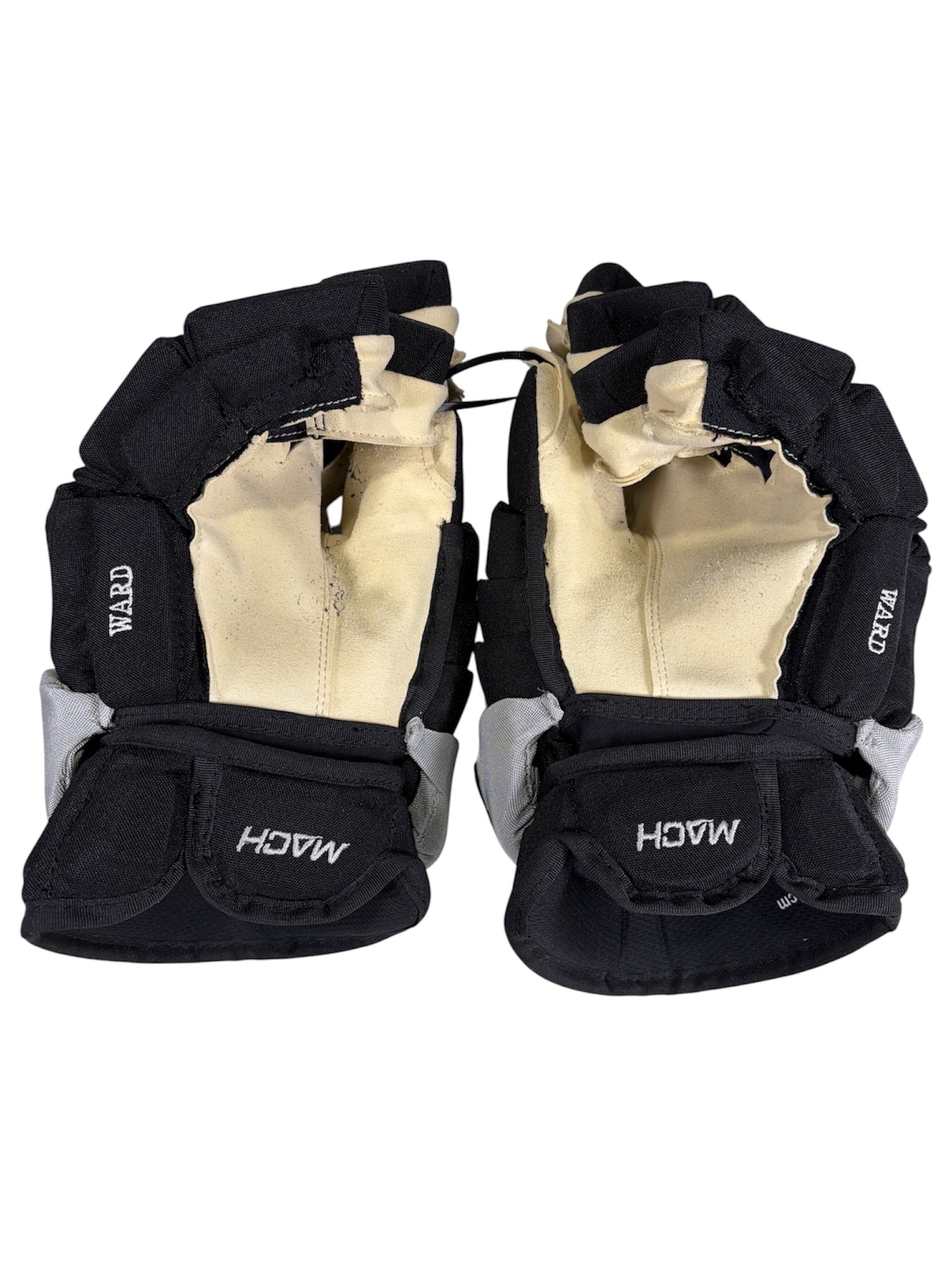 Taylor Ward Game-Issued Bauer Gloves