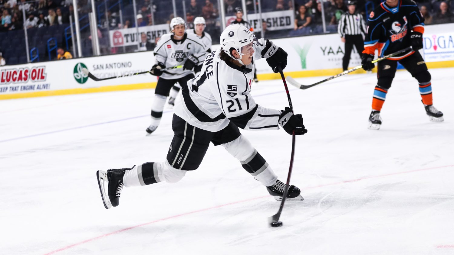 LA Kings Pro Stock White CCM Tacks X Helmet