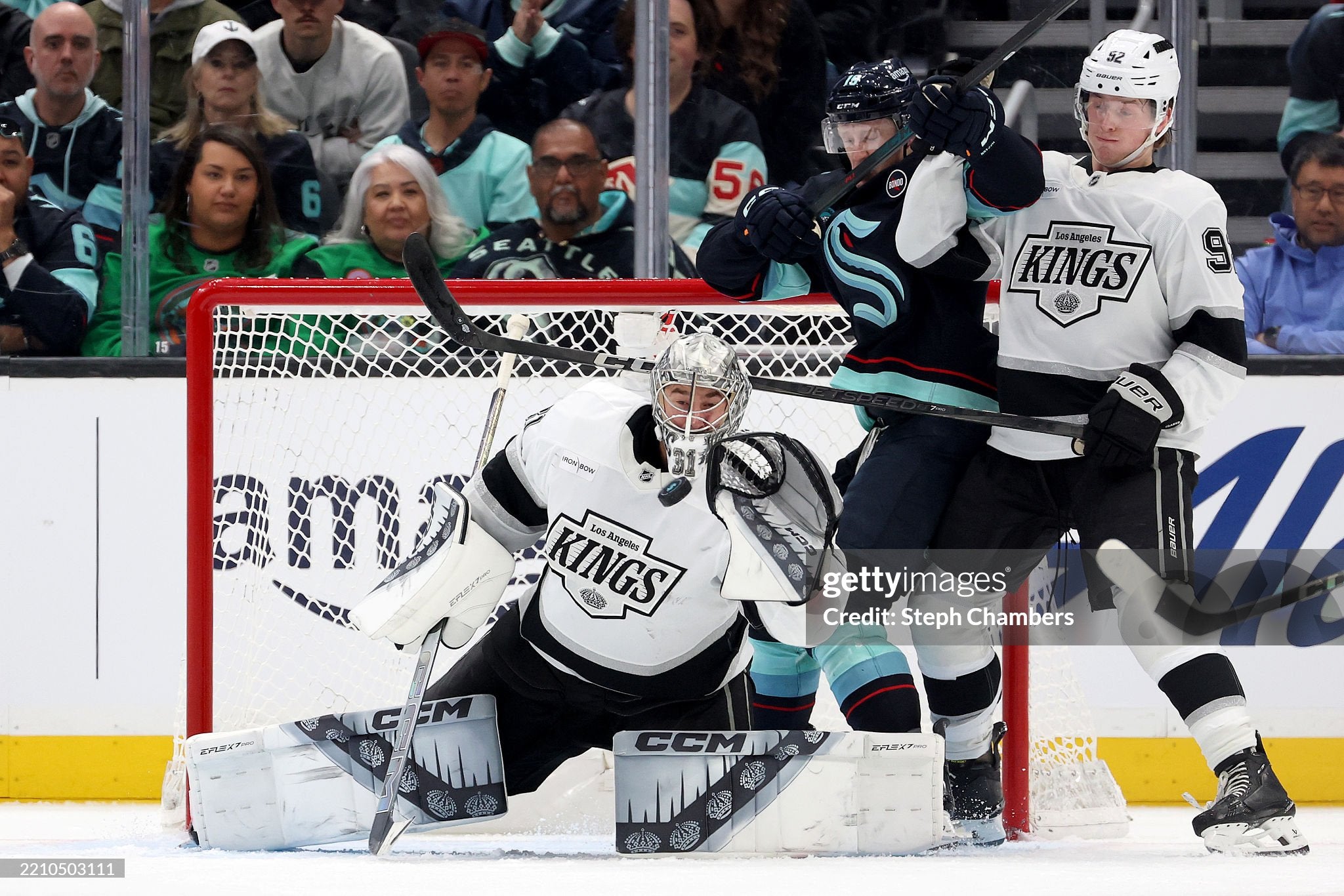 David Rittich Game-Used CCM Goalie Glove