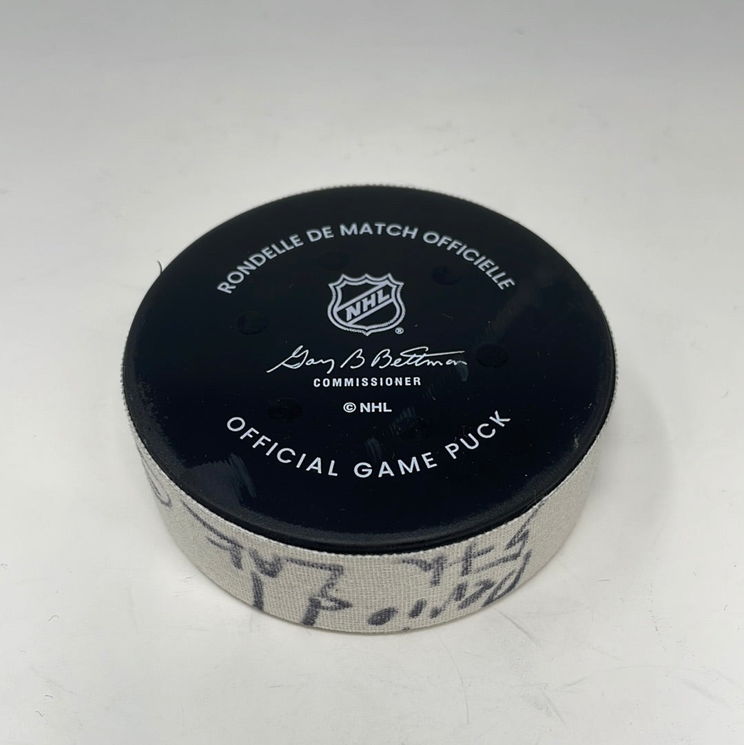 Trevor Moore Goal Scored Puck from 3/26 vs STL