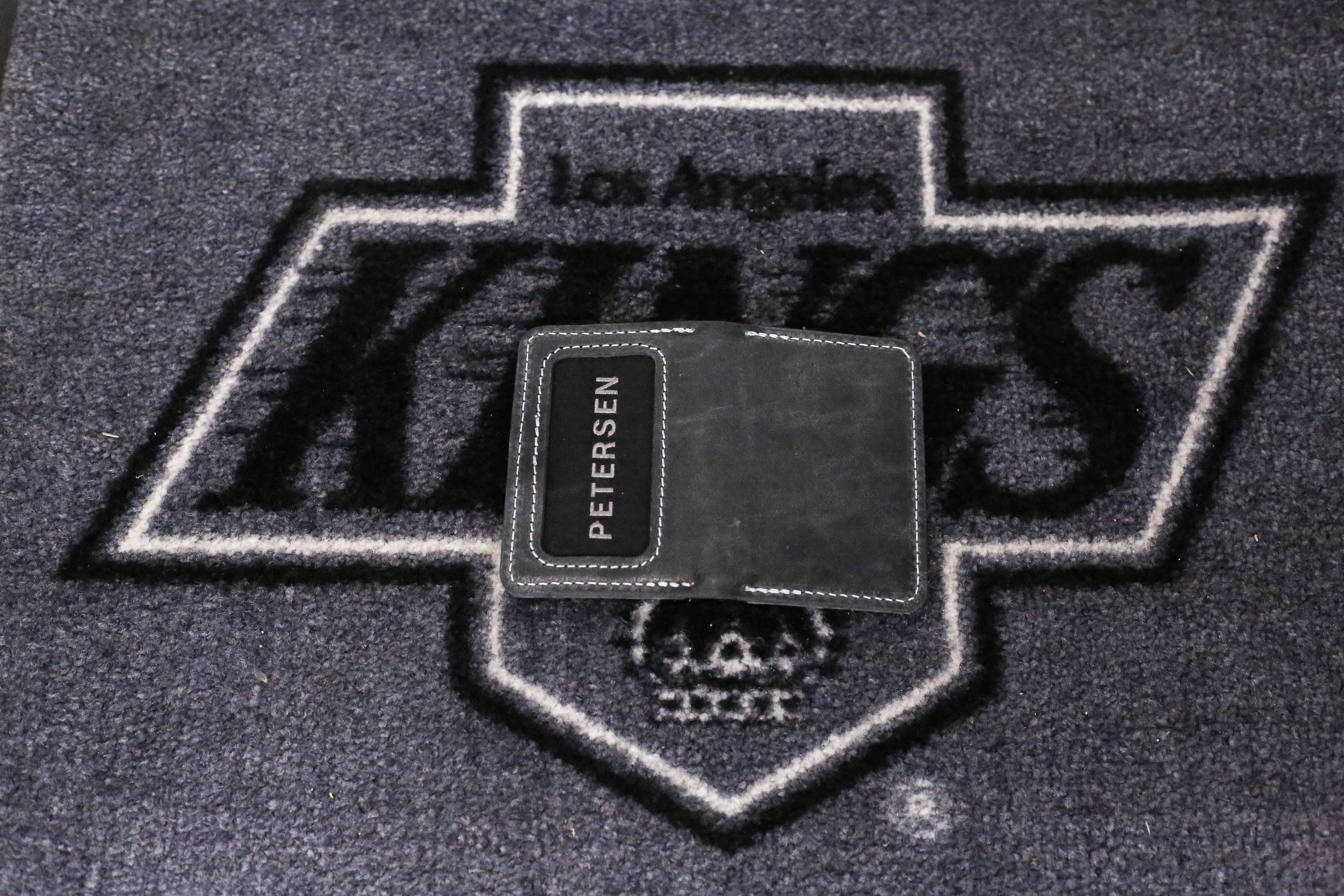 Cal Petersen Game-Used Goalie Pad Wallet