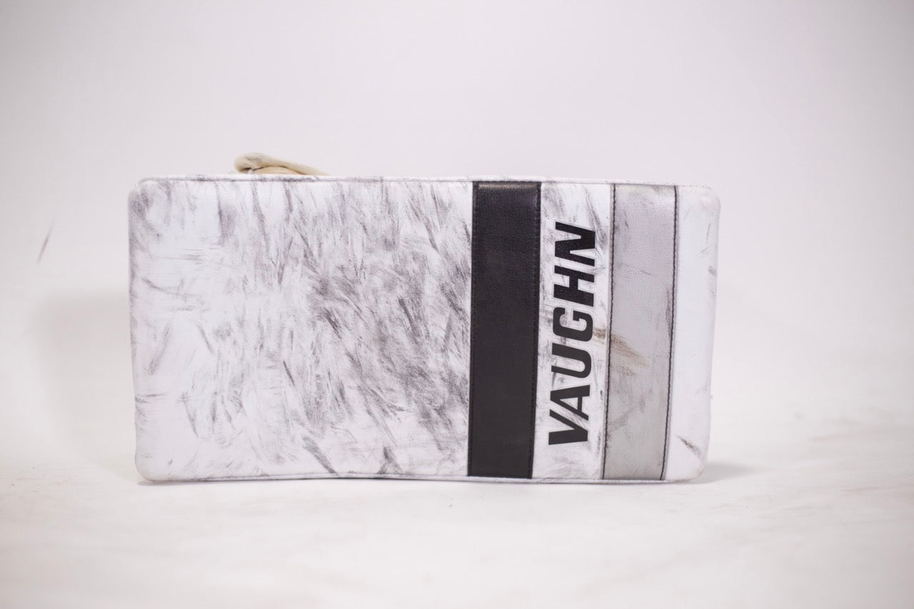 Cal Petersen Game-Used Blocker (Striped Graphic)