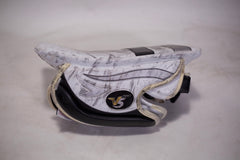 Cal Petersen Game-Used Blocker (Striped Graphic)