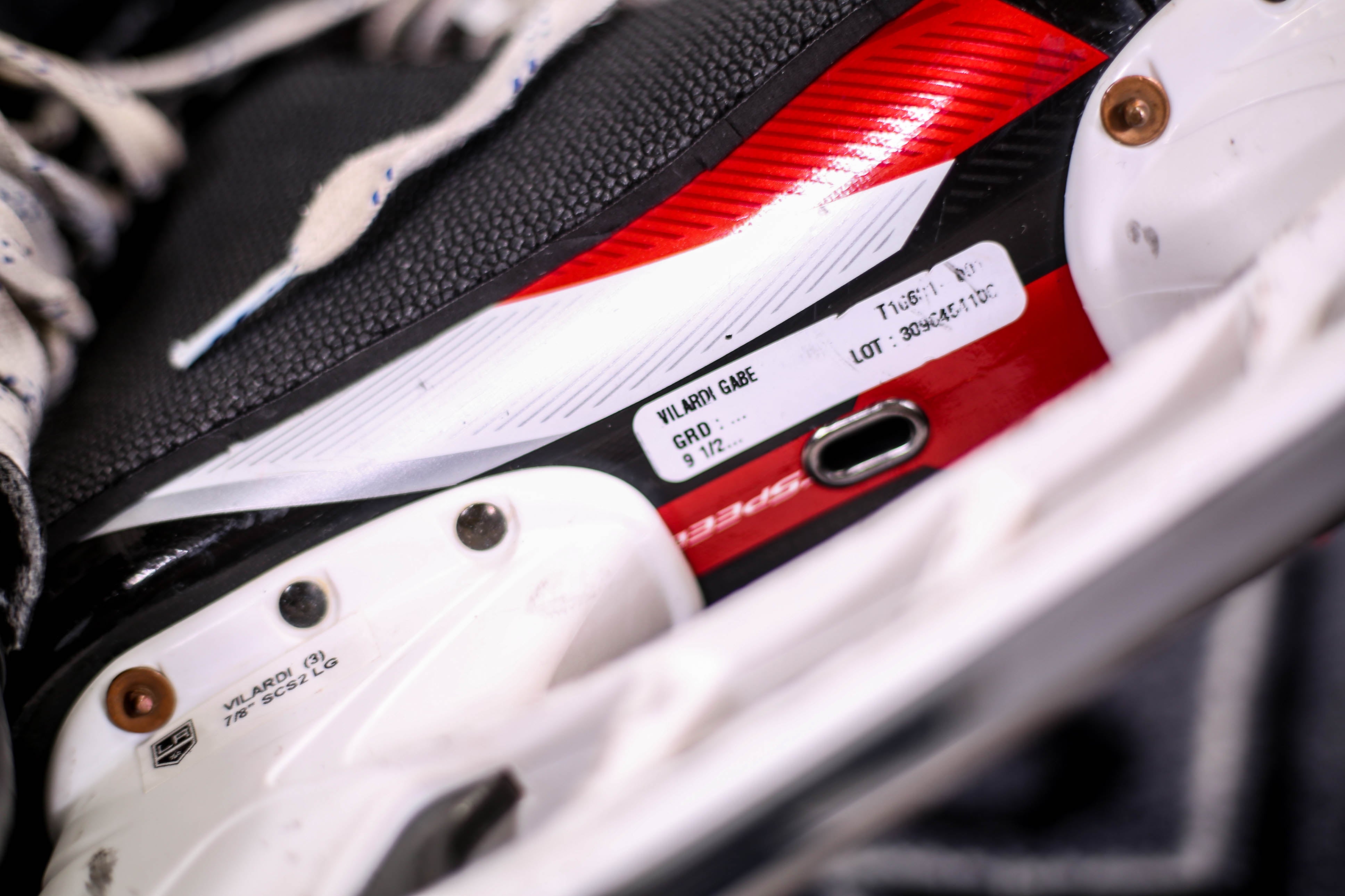 Gabe Vilardi Game-Used FT4 Pro Skates 2022-2023