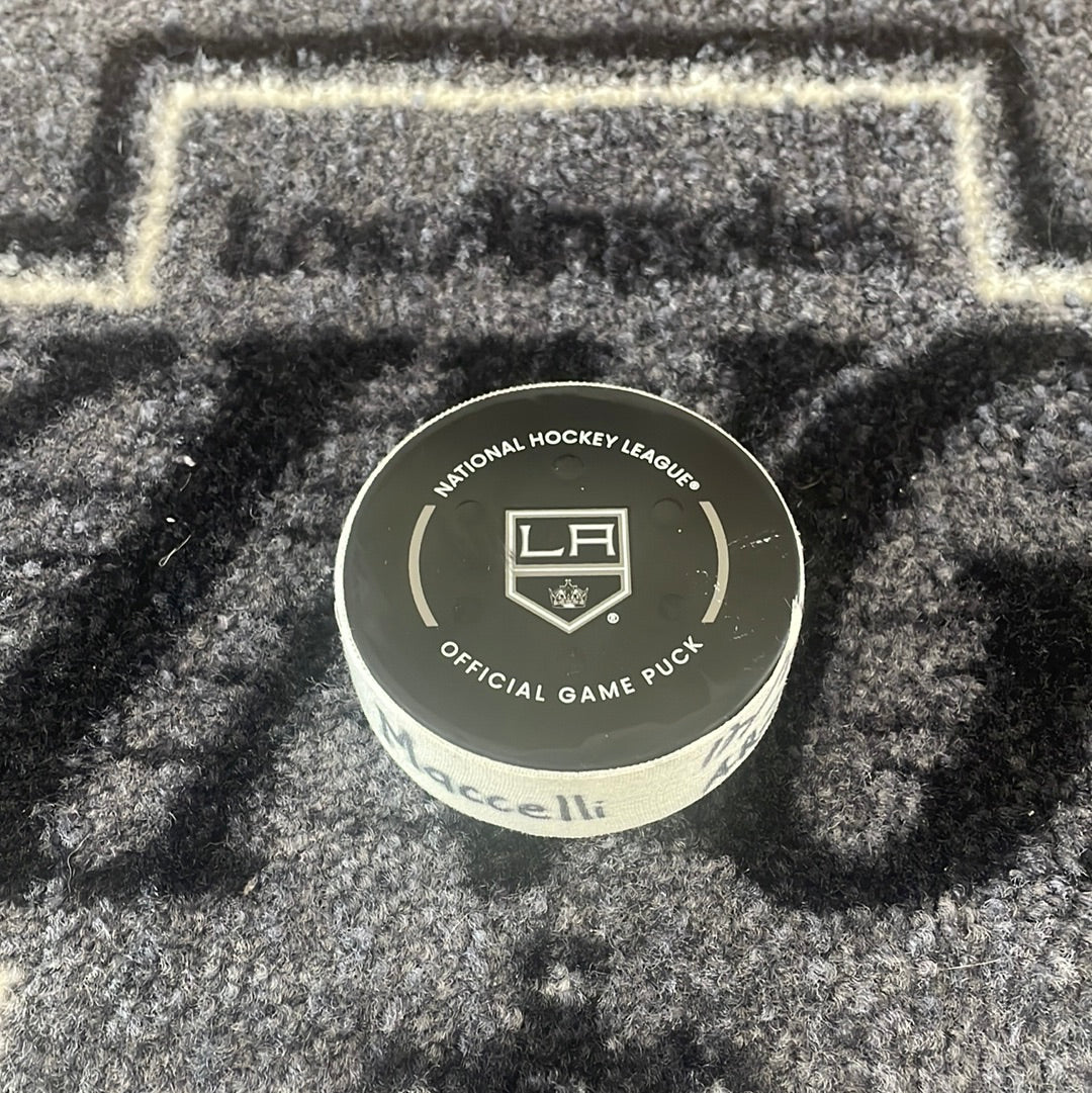 Matias Maccelli Goal Scored Puck from 12/1/22