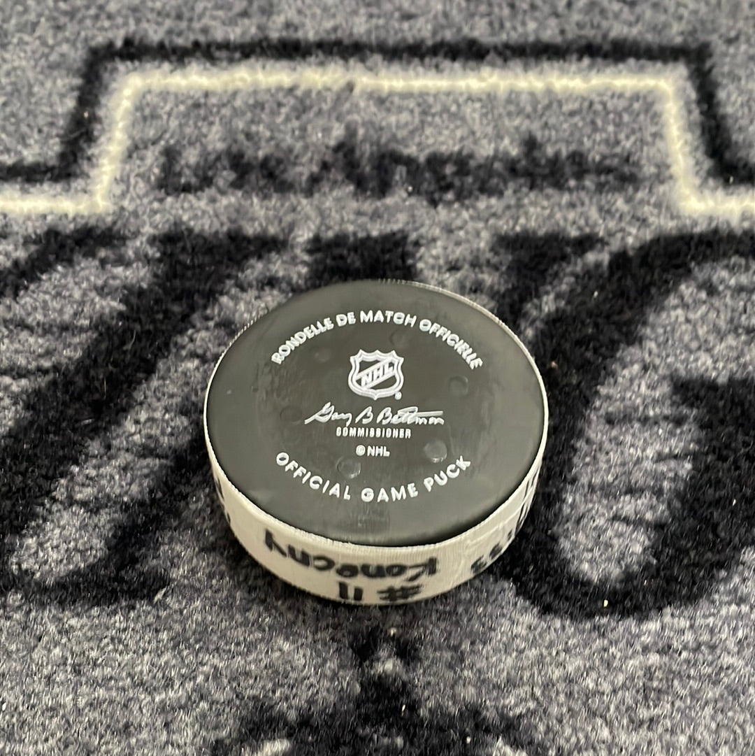 Travis Konecny Goal Scored Puck from 12/31/22