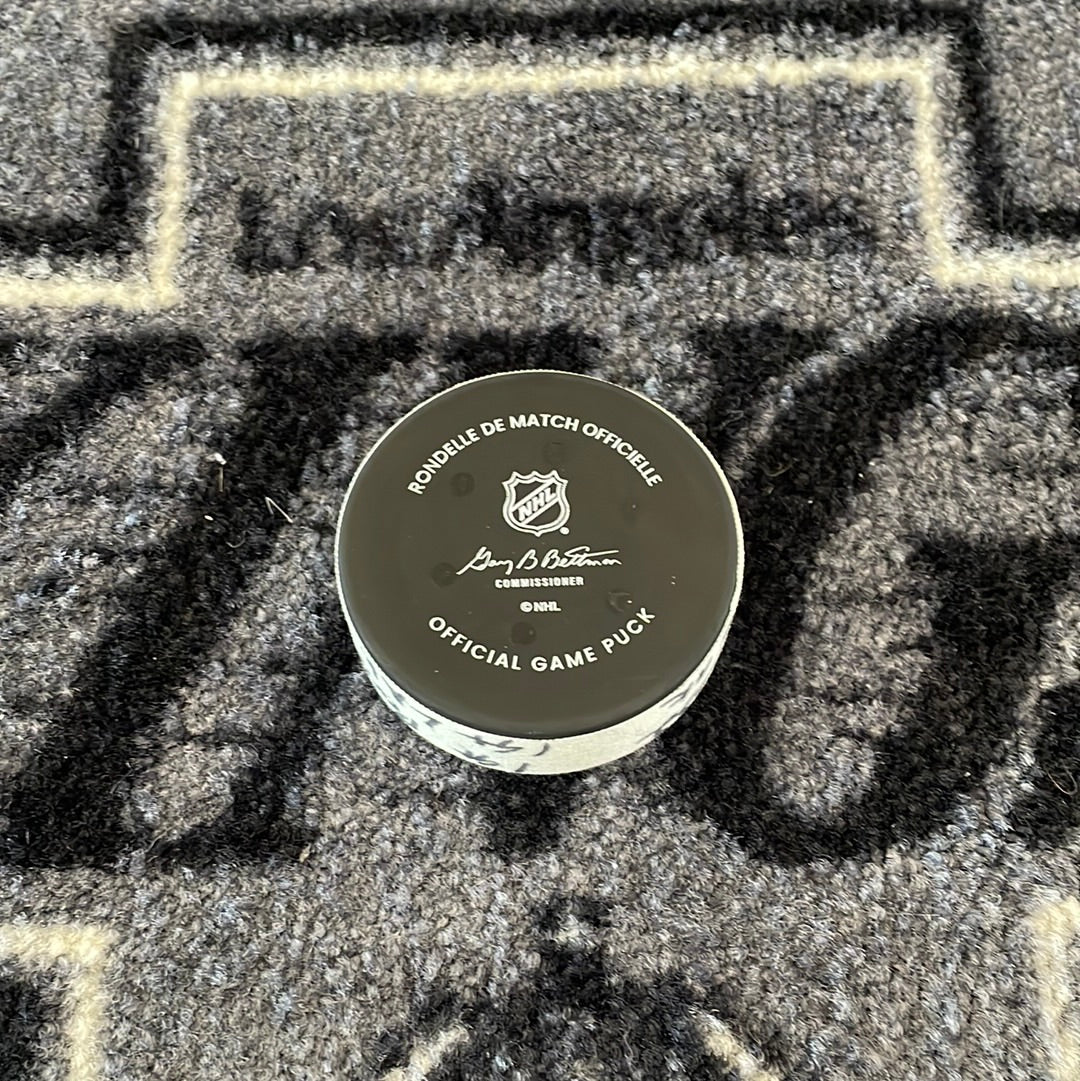 Kevin Fiala Goal Scored Puck from 11/22/22