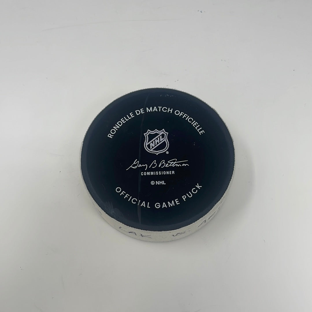 Christian Fischer goal scored puck from 2/18/23