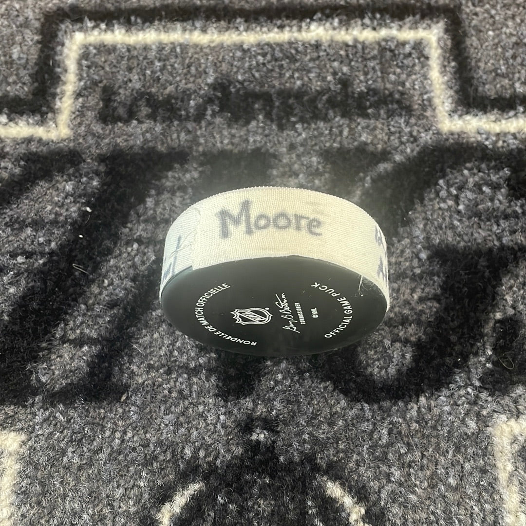 Trevor Moore Goal Scored Puck from 12/1/22