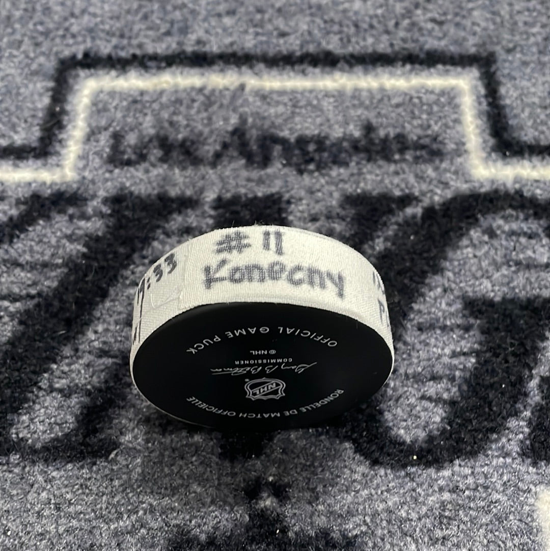 Travis Konecny Goal Scored Puck from 12/31/22