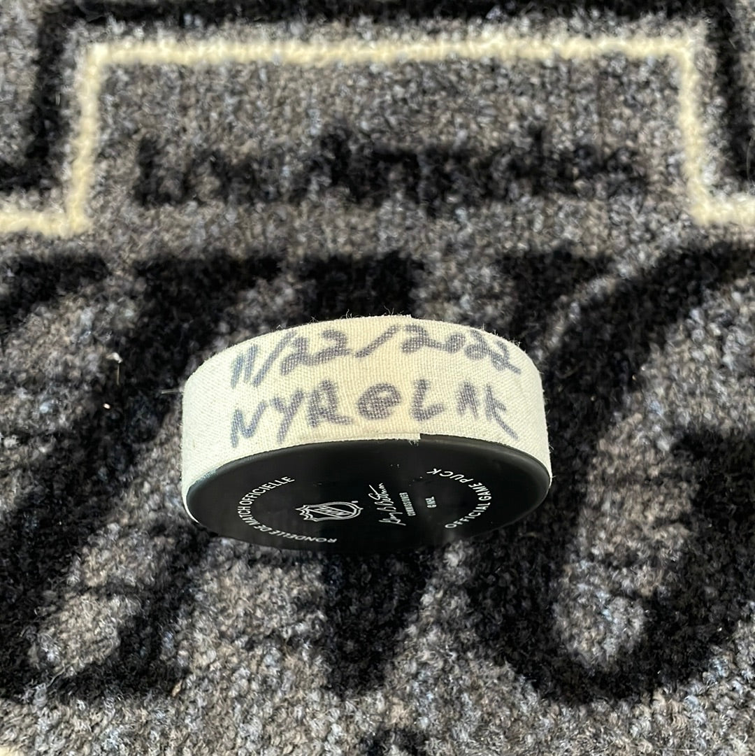 Kevin Fiala Goal Scored Puck from 11/22/22