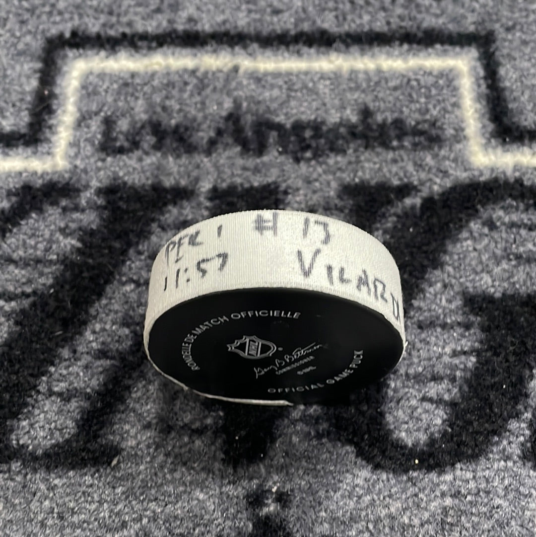 Gabe Vilardi Goal Scored Puck from 12/27/22 vs VGK