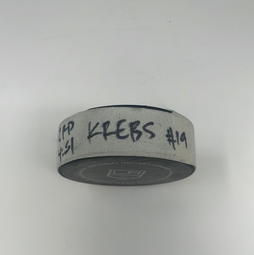 Peyton Krebs goal scored puck from 2/13/23