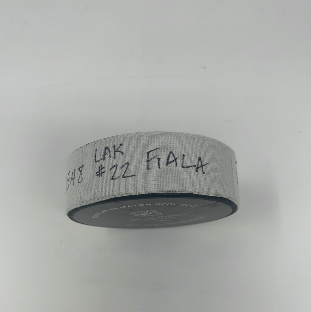 Kevin Fiala goal scored puck from 2/18/23 vs ARI