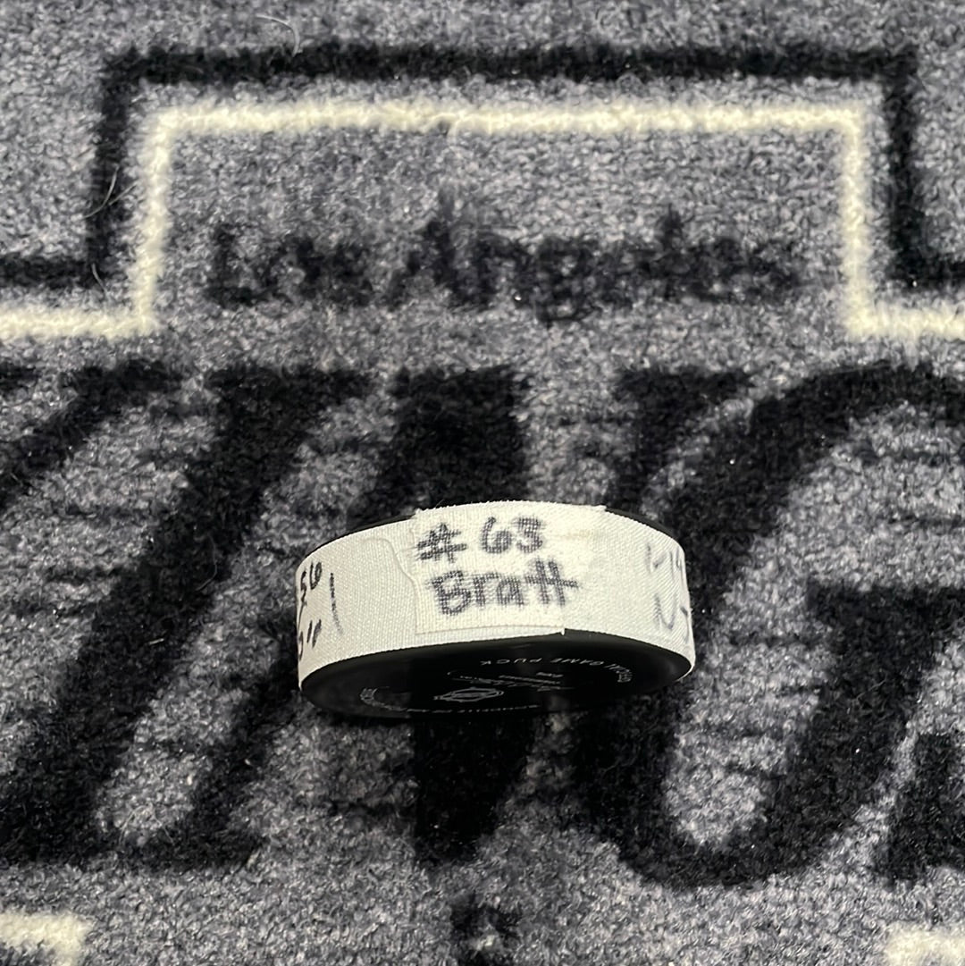 Jesper Bratt Goal Scored Puck from 1/14/23