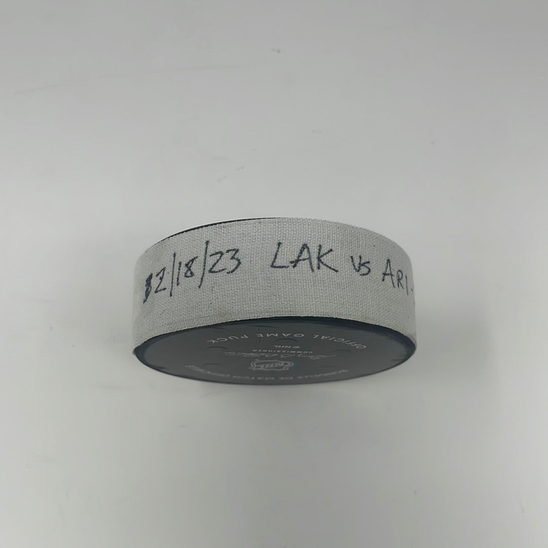 Kevin Fiala goal scored puck from 2/18/23 vs ARI