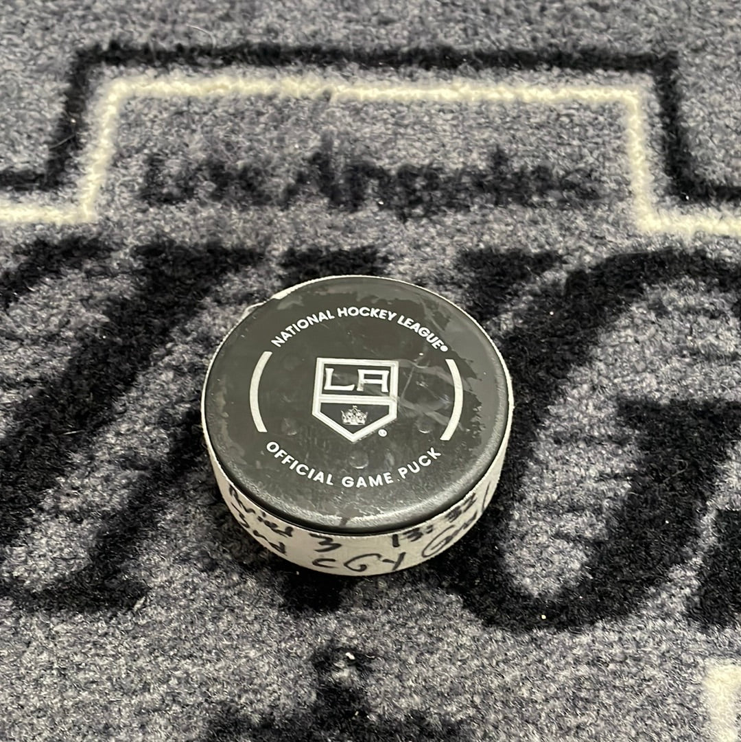 Dillon Dube Goal Scored Puck from 12/22/22