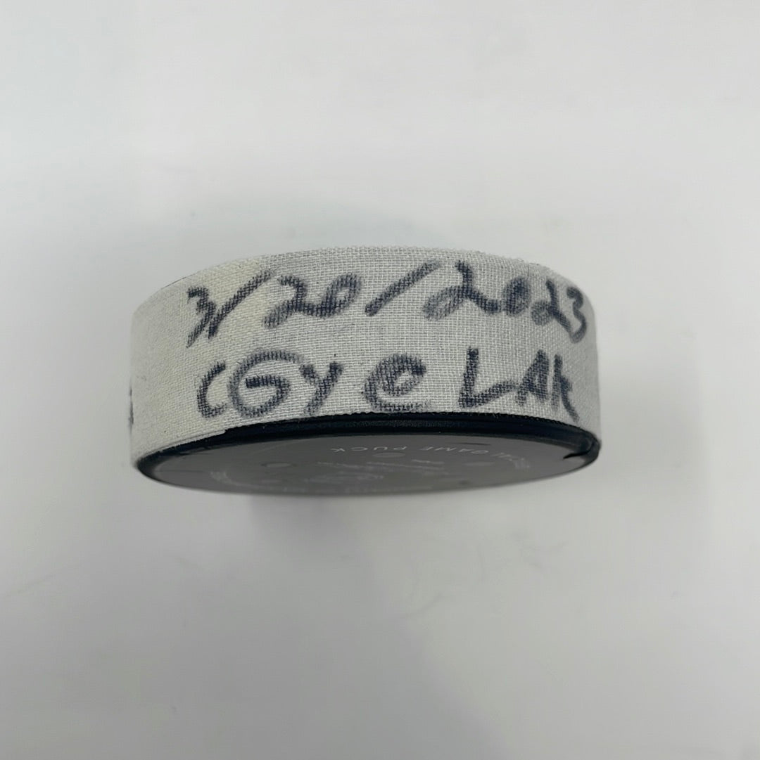Gabe Vilardi goal scored puck from 3/20/23 bs CGY