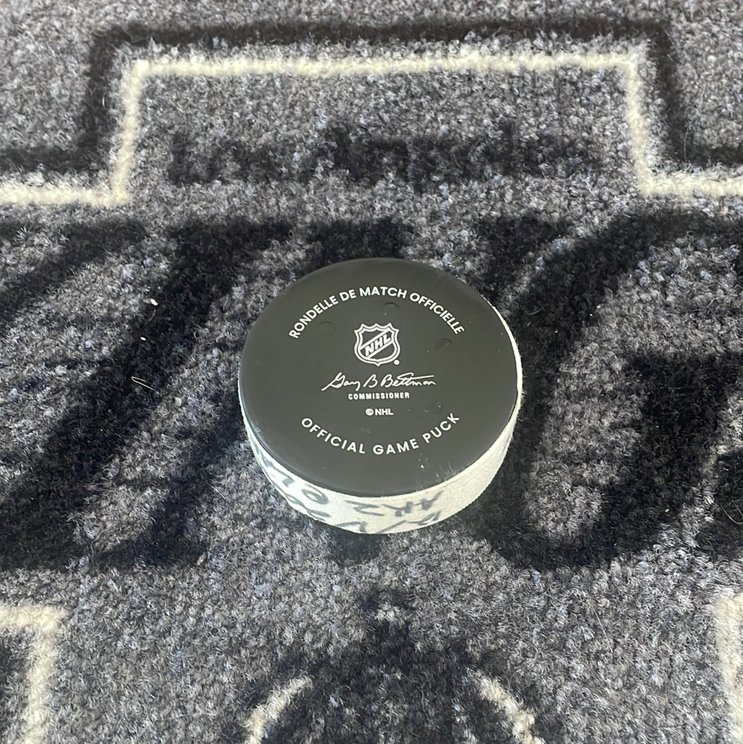Trevor Moore Goal Scored Puck from 12/1/22