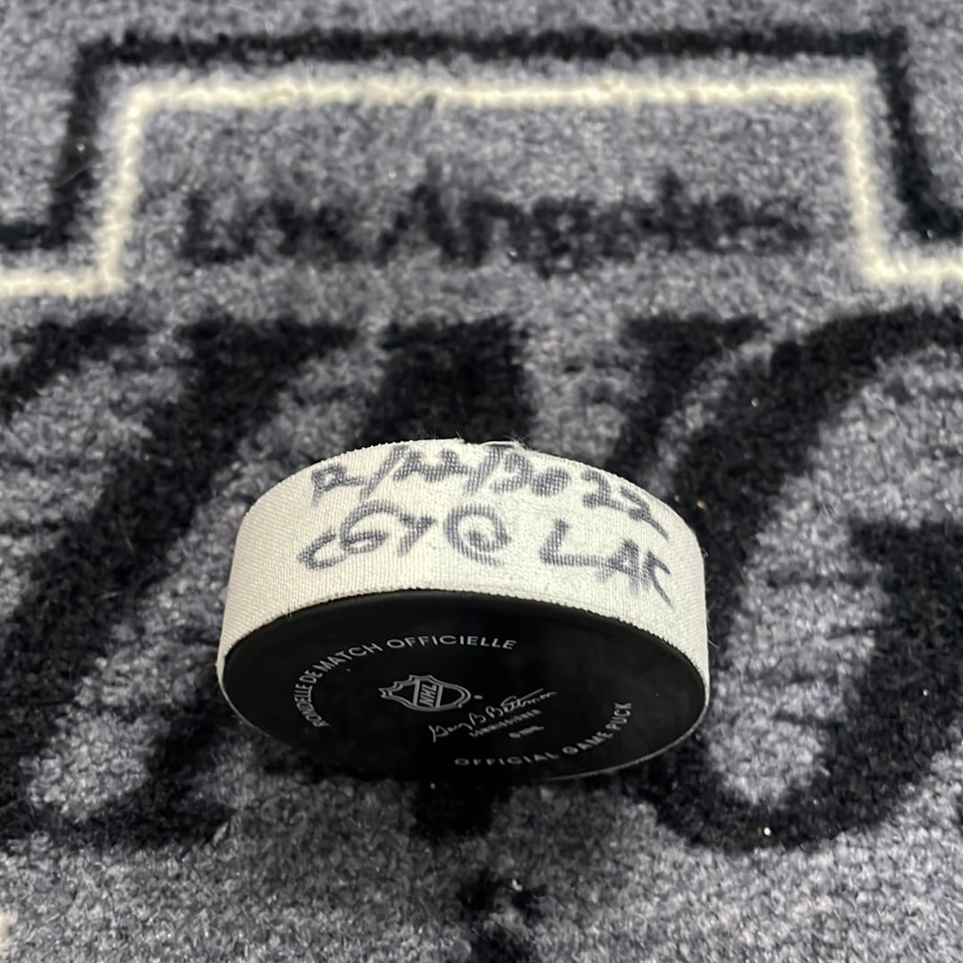 Dillon Dube Goal Scored Puck from 12/22/22