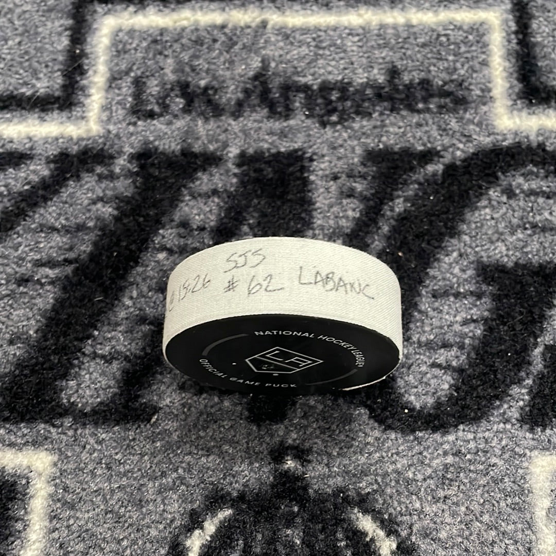 Kevin Labanc Goal Scored Puck 12/17/22