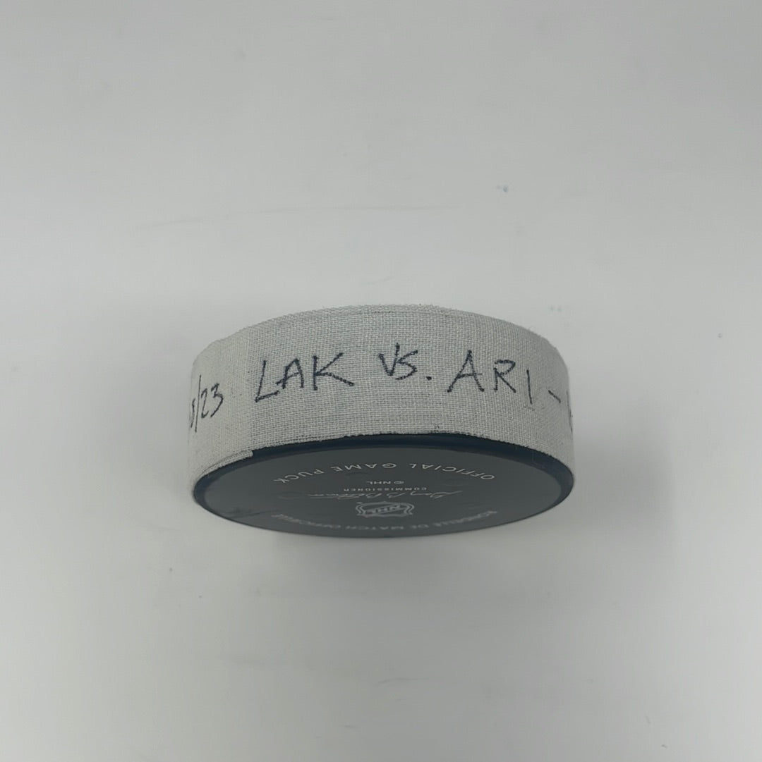 Kevin Fiala goal scored puck from 2/18/23 vs ARI