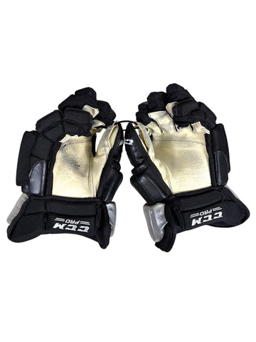 Used CCM Pro Stock Gloves