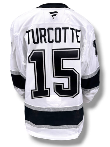 Alex Turcotte Game-Issued Away Jersey (Playoff Set, 2026 Stanley Cup Playoffs)